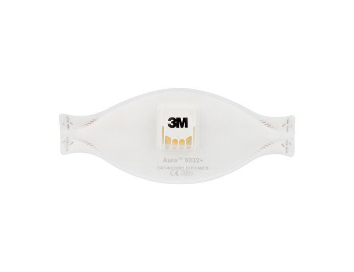 3M Aura 9332+ Fijnstofmasker vooraanzicht