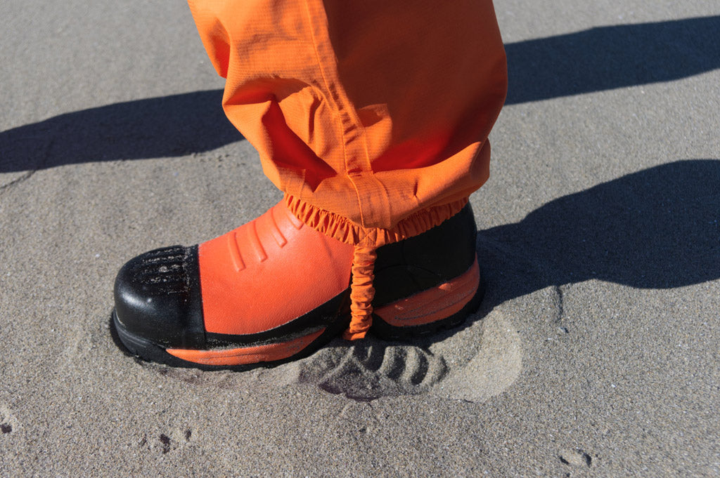 Schoenriem van het Blastsafe 15K pak die bevestigt zit om de schoen